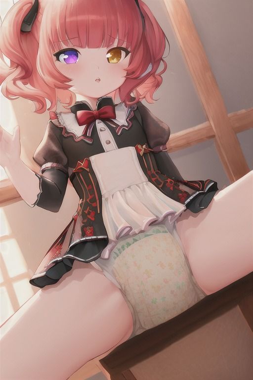 サンプル画像5:AIおむつイラスト12-1(金色狐) [d_325221]