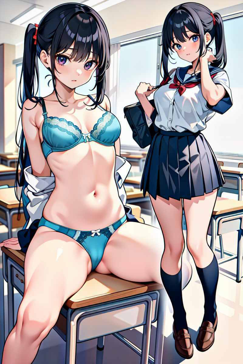 サンプル画像2:マルチアングル女子校生下着グラビア集2 500枚(LOジェネレート) [d_325232]