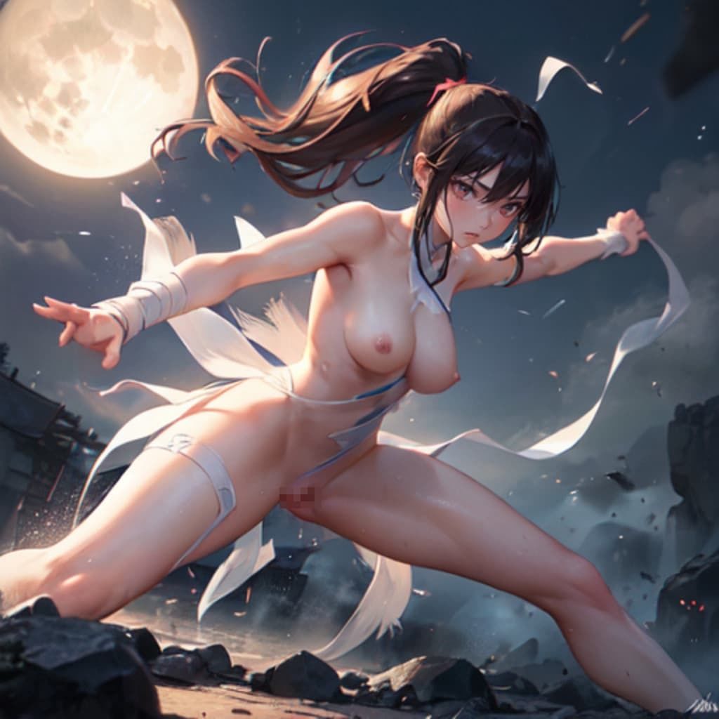 サンプル画像4:ストリートファイトガール「私よりエロい娘に会いに行く」 全裸編2(ANAGO) [d_325238]