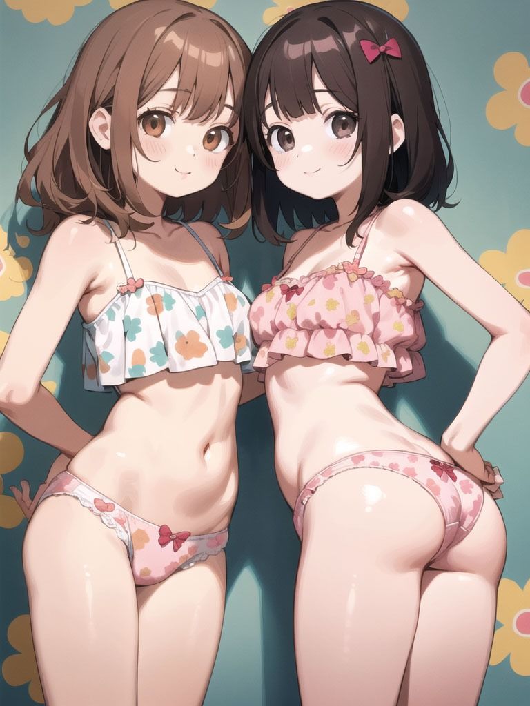 サンプル画像3:下着 少女 AIイラスト集(AI Fairy) [d_325312]