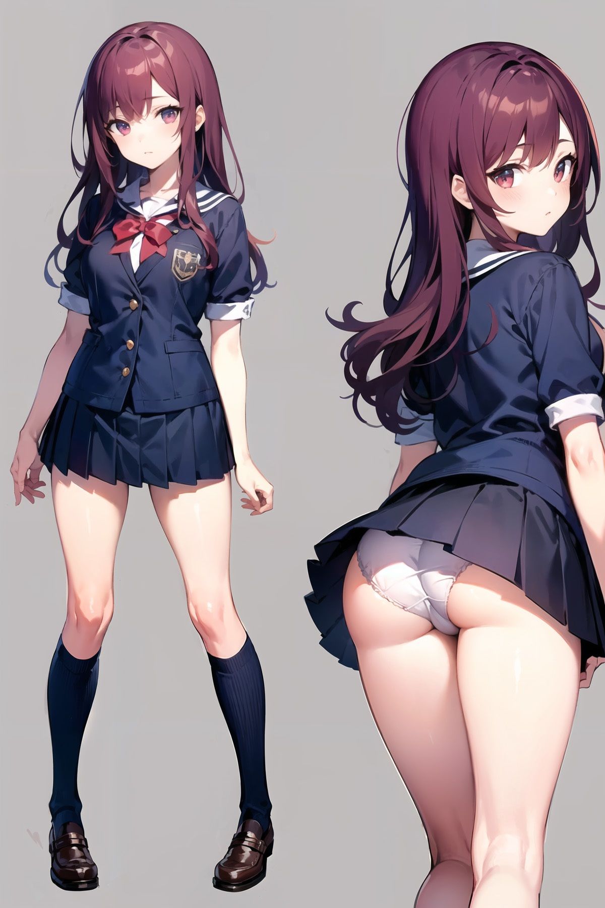 サンプル画像3:スカートウォッチング あの子のスカートの中(AI Snaps) [d_325320]