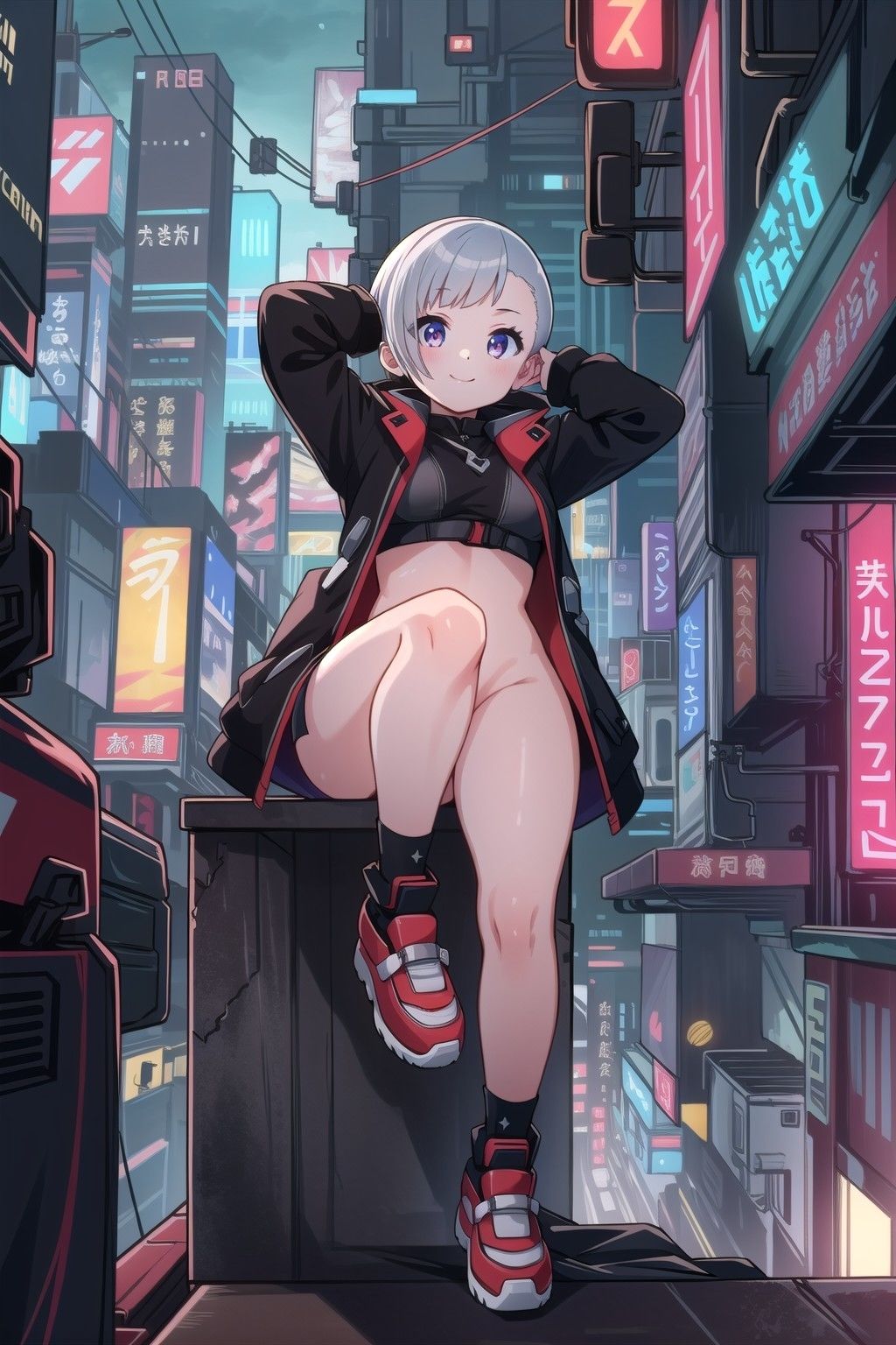 サンプル画像2:眠らない街アンドロイドシティ(ぷるっきゃお) [d_325328]