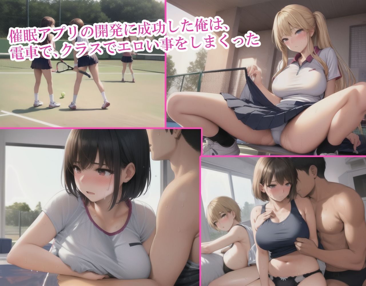 サンプル画像1:催●アプリで好き放題〜テニス部潜入編〜(LoveSeal) [d_325332]