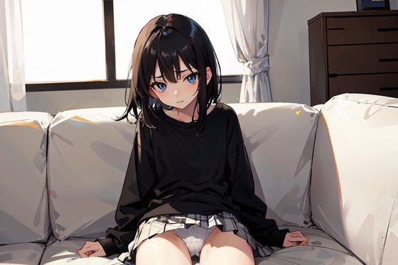 サンプル画像1:AI生成 彼氏のために vol.2(blue moonのAI画房) [d_325471]