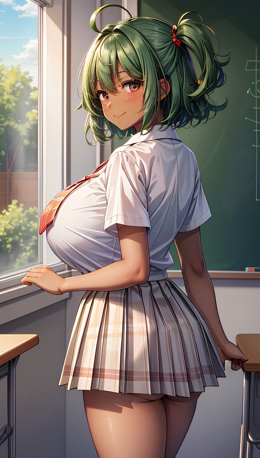 サンプル画像1:南の島の日焼け女子(べりーパイ) [d_325474]