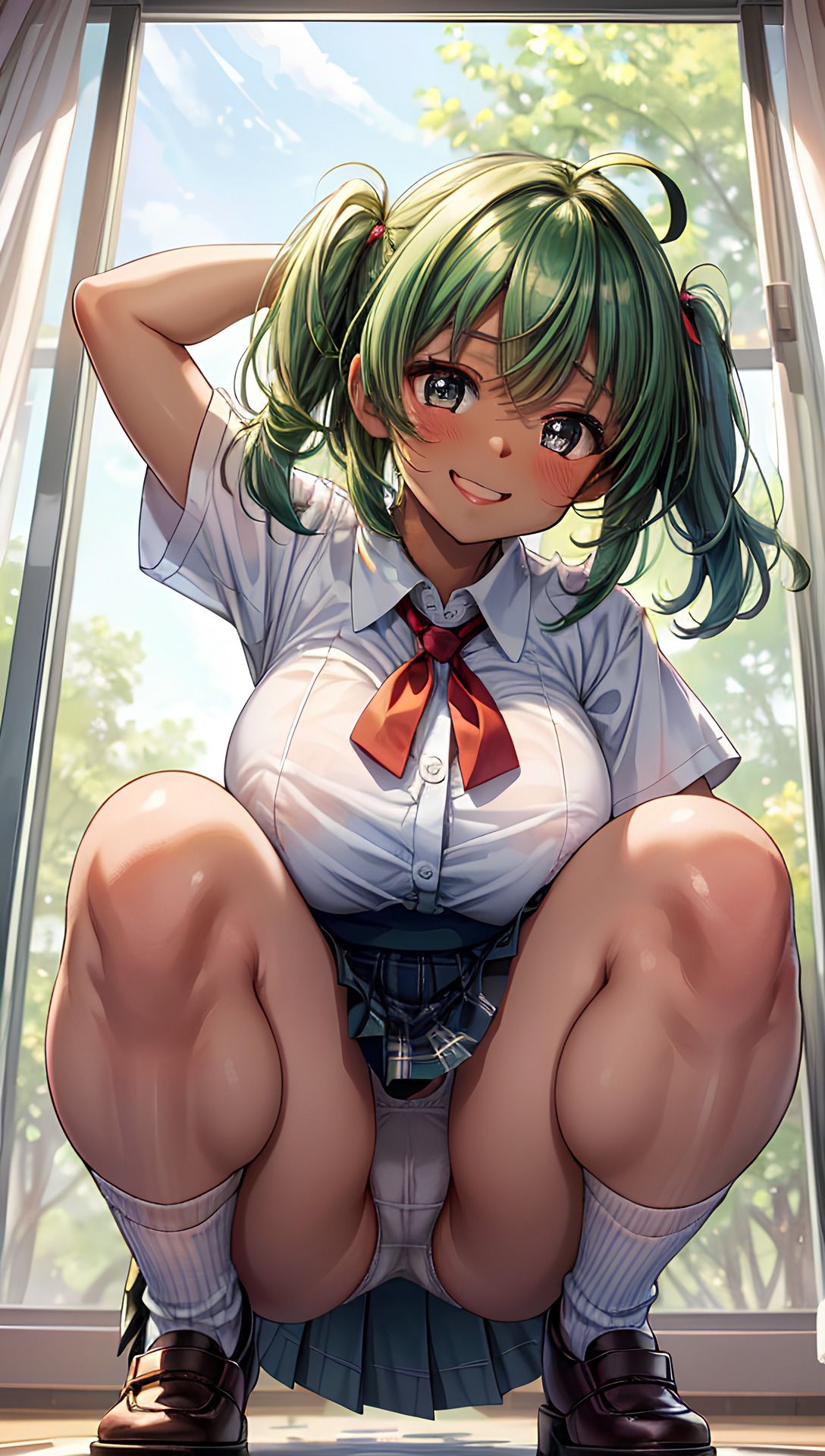 サンプル画像2:南の島の日焼け女子(べりーパイ) [d_325474]