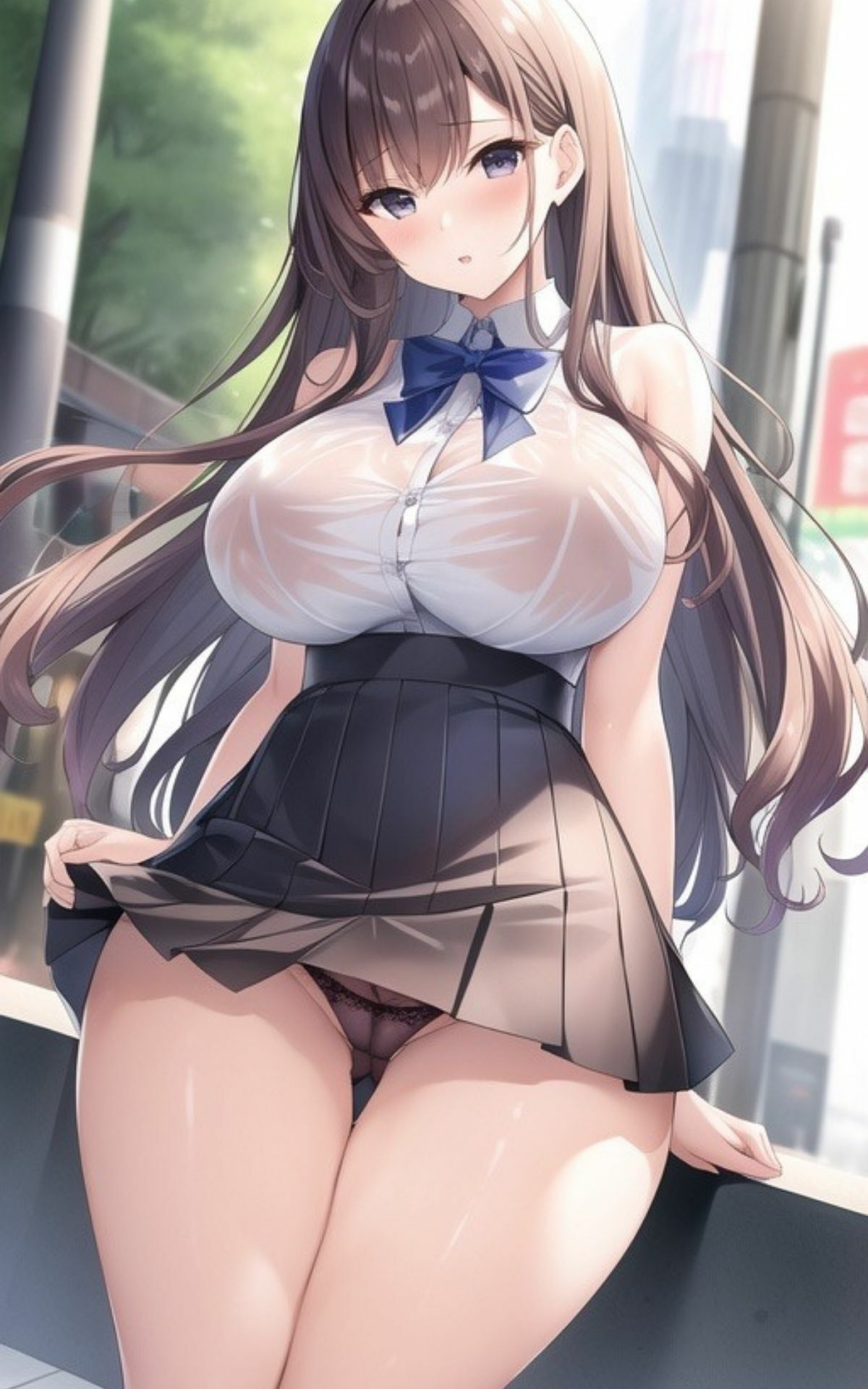 サンプル画像4:AI美女イラストvol.36淫ギャル激写(AI Girls Creation) [d_325487]