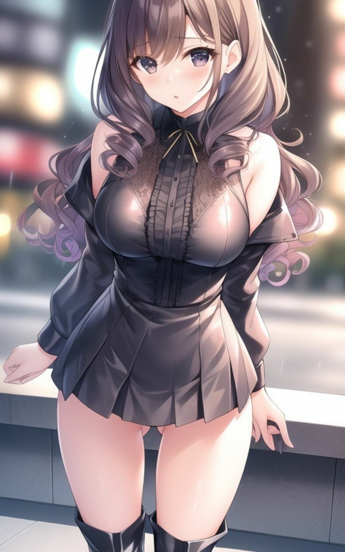 サンプル画像6:AI美女イラストvol.36淫ギャル激写(AI Girls Creation) [d_325487]