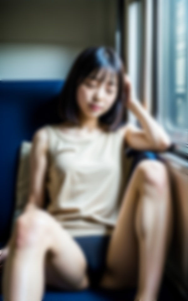 サンプル画像3:夜行バスで盗撮・・・おっさんの隣に22歳の女子大生がパンチラして眠るスペシャル(コントラスト企画) [d_325564]