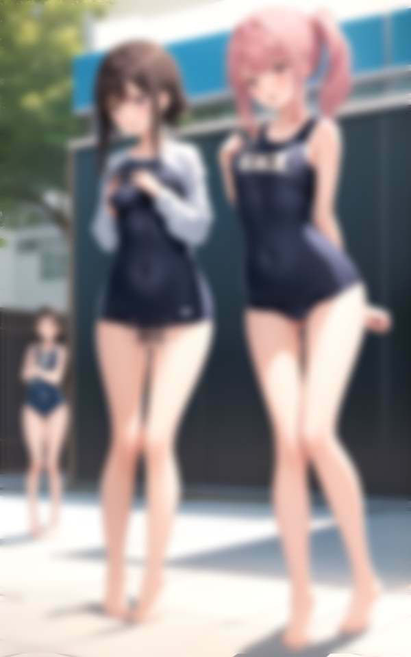 サンプル画像3:淫乱学園水泳部 スク水ずらして水中即ハメ スケスケ水着が校則(200円均一その4) [d_325590]