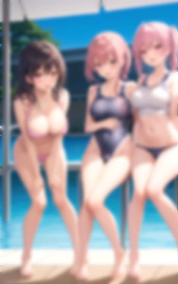 サンプル画像4:淫乱学園水泳部 スク水ずらして水中即ハメ スケスケ水着が校則(200円均一その4) [d_325590]