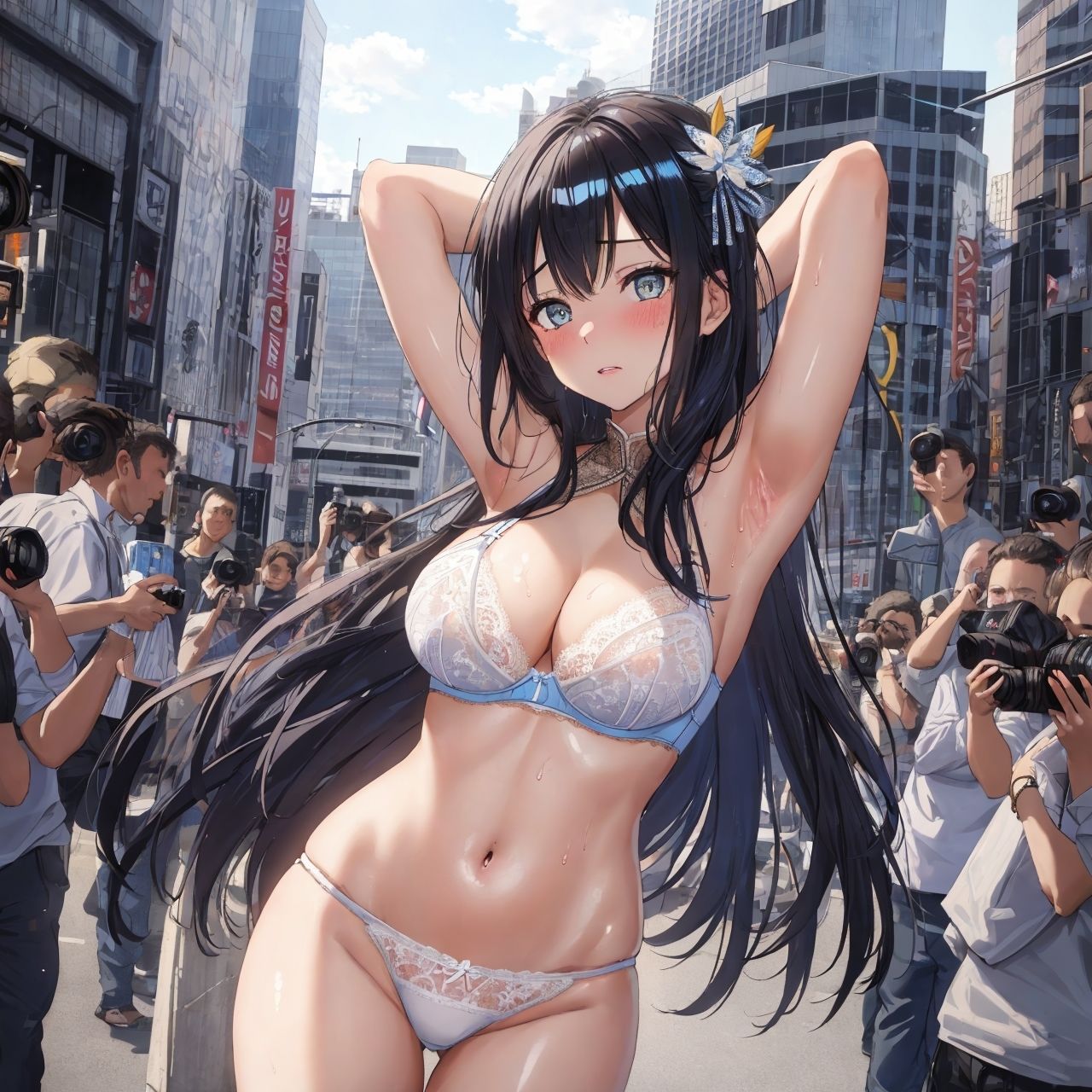 サンプル画像1:街中の強●撮影会 〜ランジェリー編〜(妄想サチュレーション) [d_325662]