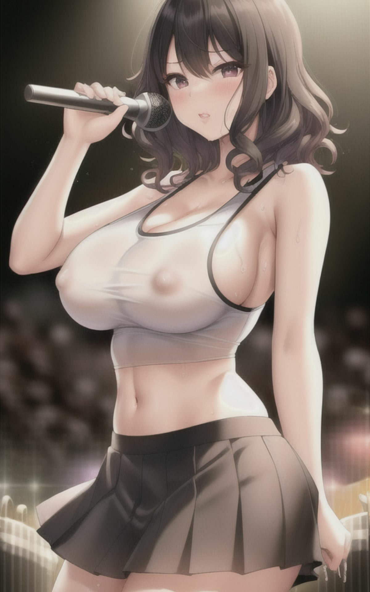 AI美女イラストvol.37愛欲の歌声エッチなボーカリストのサンプル画像 6