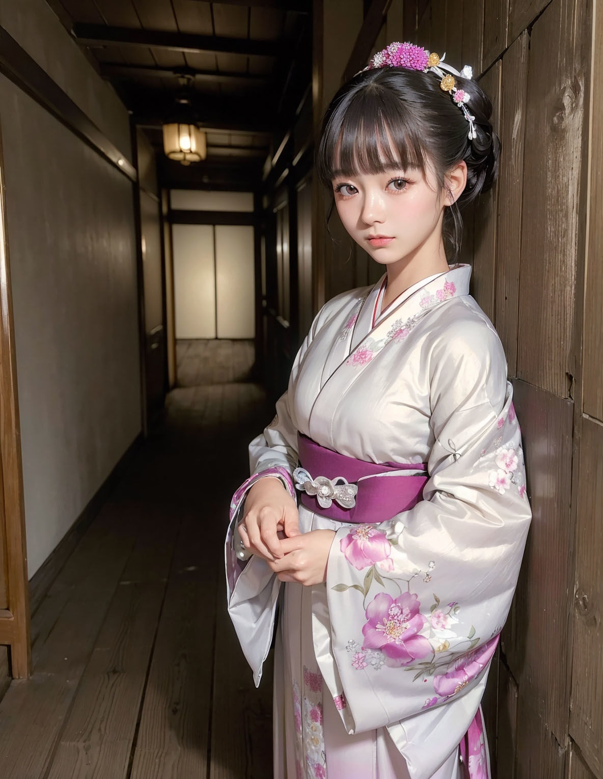 サンプル画像2:120ページ 和服美少女 AIグラビア AI写真集(え〜あい出版) [d_325690]