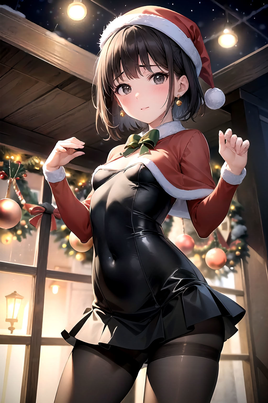 サンプル画像3:AIイラスト集 黒スト美人新入社員＃2(KUMAI) [d_325713]