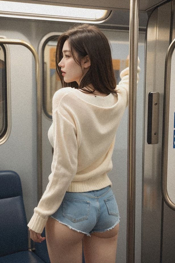 サンプル画像1:SEXUAL TRAIN(AI Library) [d_325715]