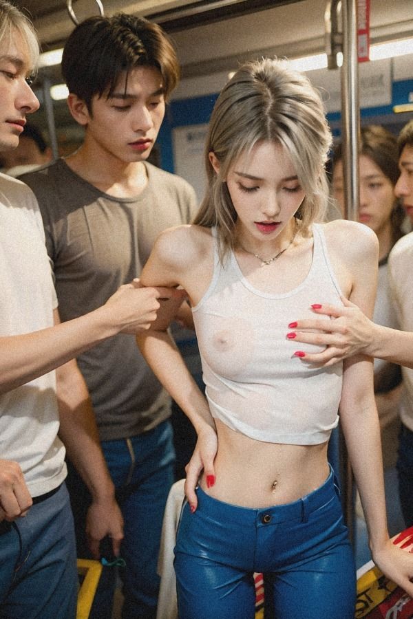 サンプル画像5:SEXUAL TRAIN(AI Library) [d_325715]