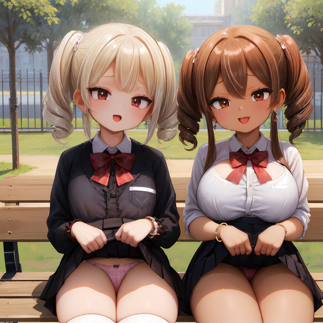 サンプル画像1:ギャル＋むちむち＋制服=最強(使用済玩具箱) [d_325718]