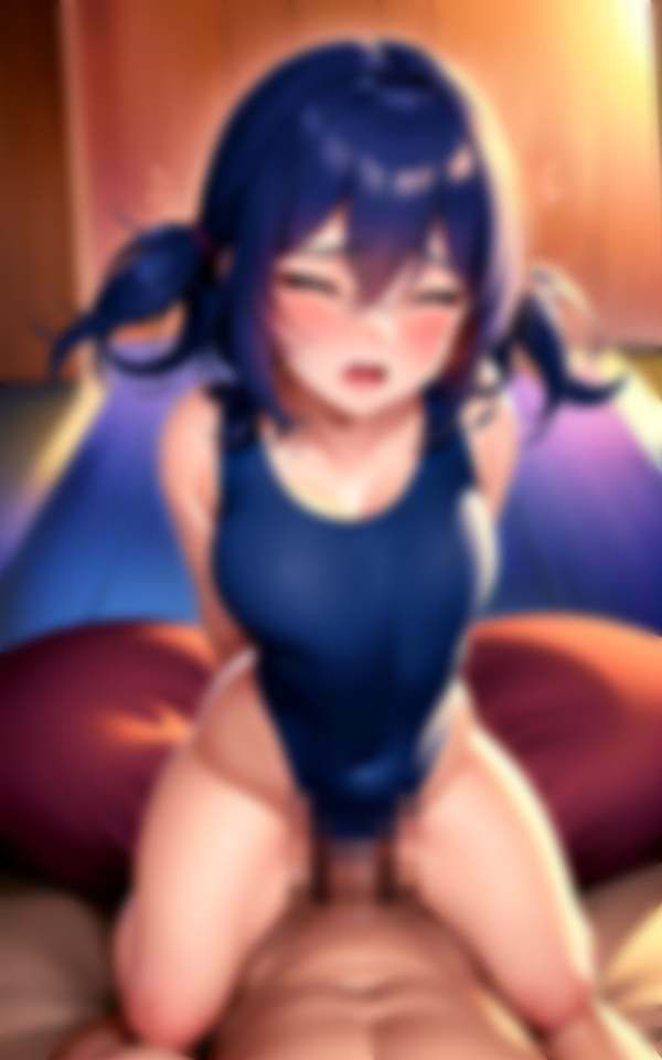 サンプル画像3:スク水ずらして即挿入 調教水泳部の内部事情(Aprily kitty) [d_325730]