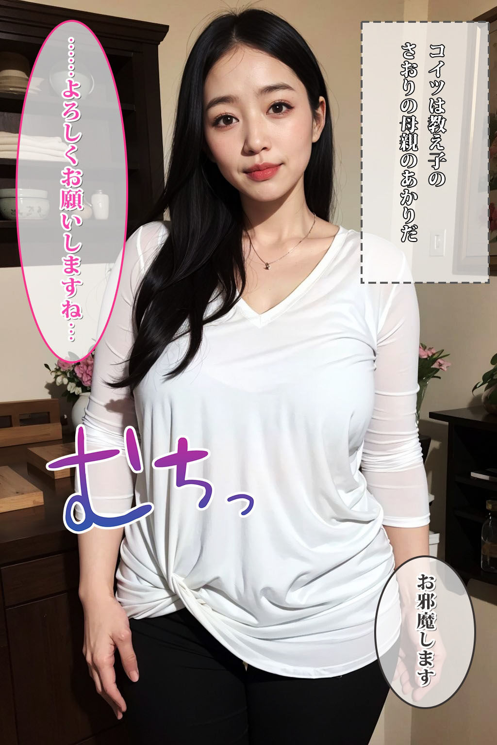 サンプル画像3:催◯家庭教師2 欲求不満なむっちり妻を催◯操作(AI研究所) [d_325805]