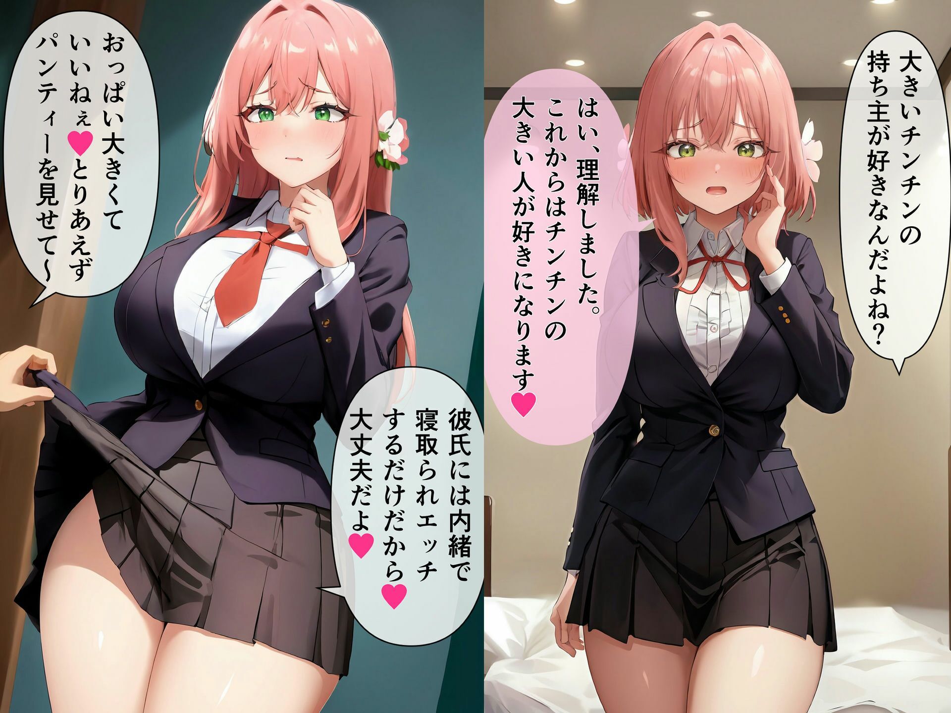 サンプル画像2:【催○】で君のことが大好きな彼女達(TOSHIKIX) [d_325814]