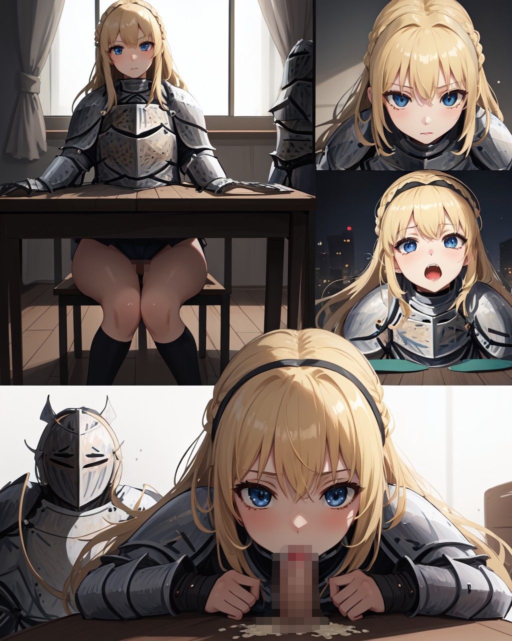 サンプル画像5:女騎士の中身がエロすぎた件についてPart2(あい編集部) [d_325942]