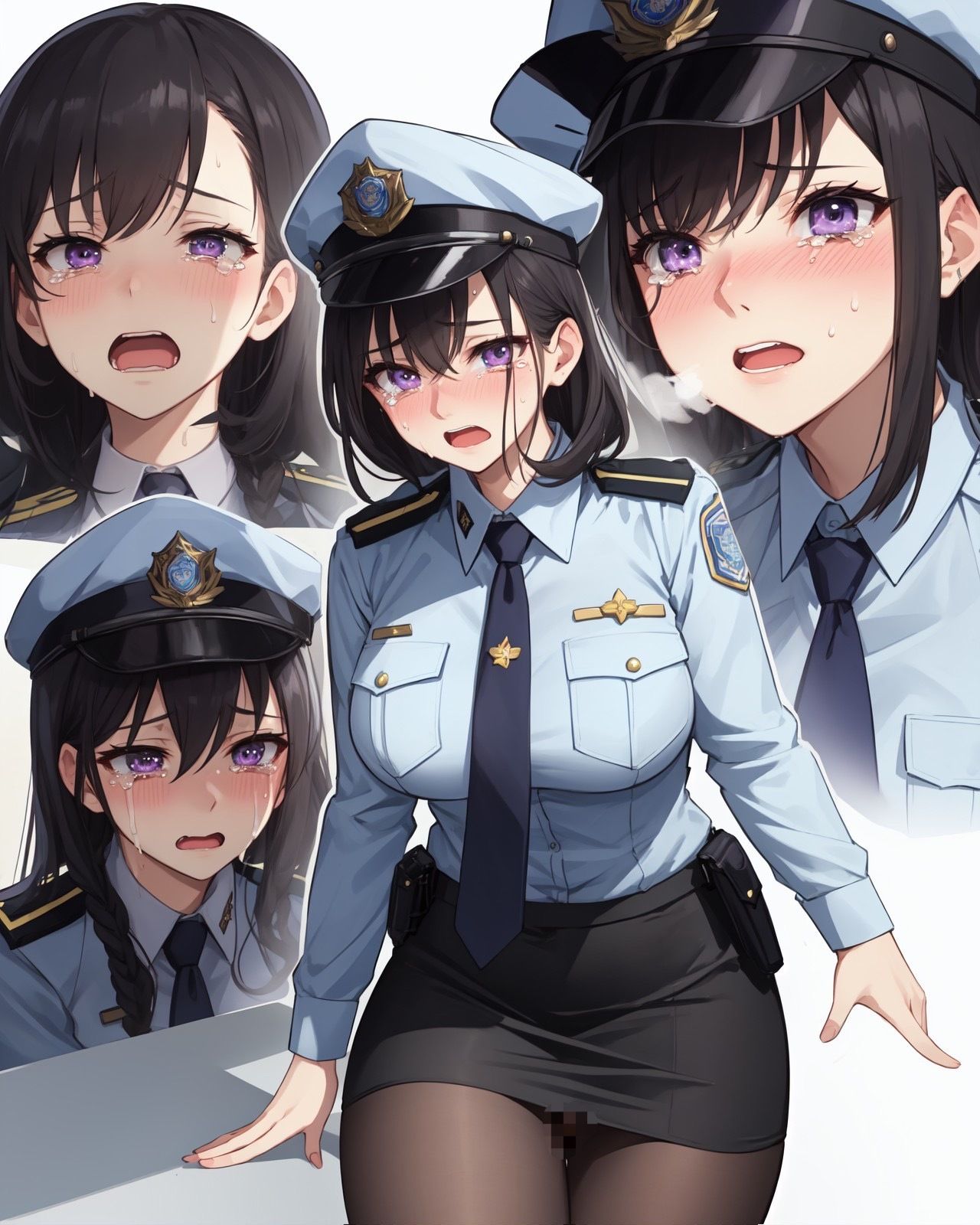 サンプル画像4:巨乳女警官が意外に激しすぎた件について(あい編集部) [d_325972]