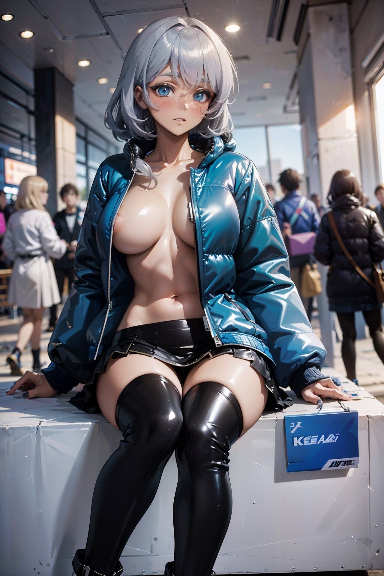 サンプル画像4:ダウンは薄着がいいんです！！(あすま屋本舗) [d_325992]