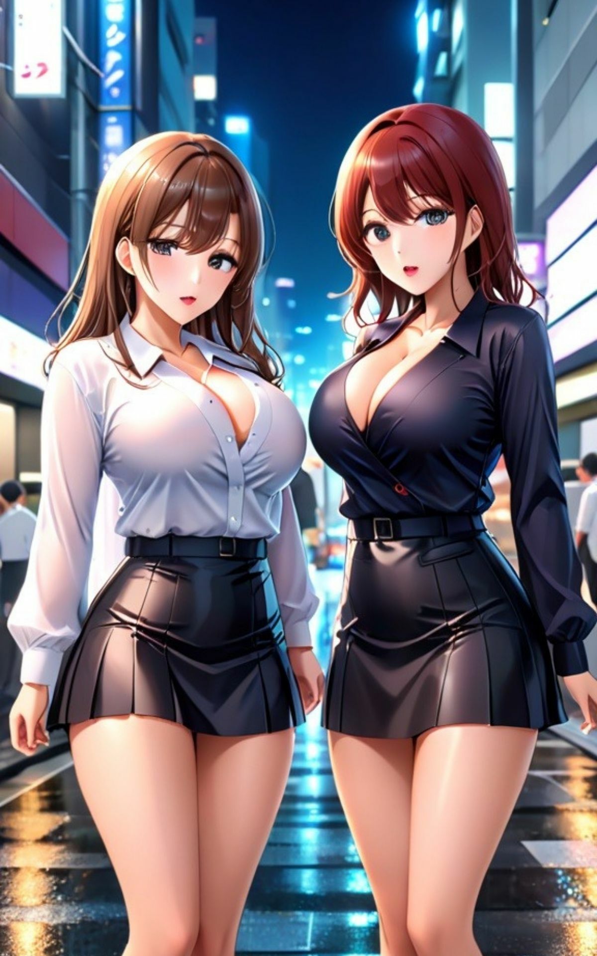 サンプル画像4:AI美女イラストvol.39出張先はえちえちパラダイス(AI Girls Creation) [d_325998]