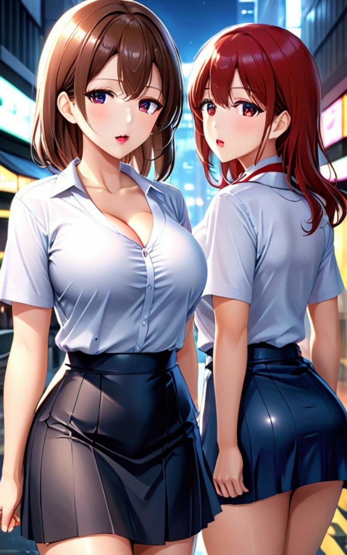 サンプル画像5:AI美女イラストvol.39出張先はえちえちパラダイス(AI Girls Creation) [d_325998]