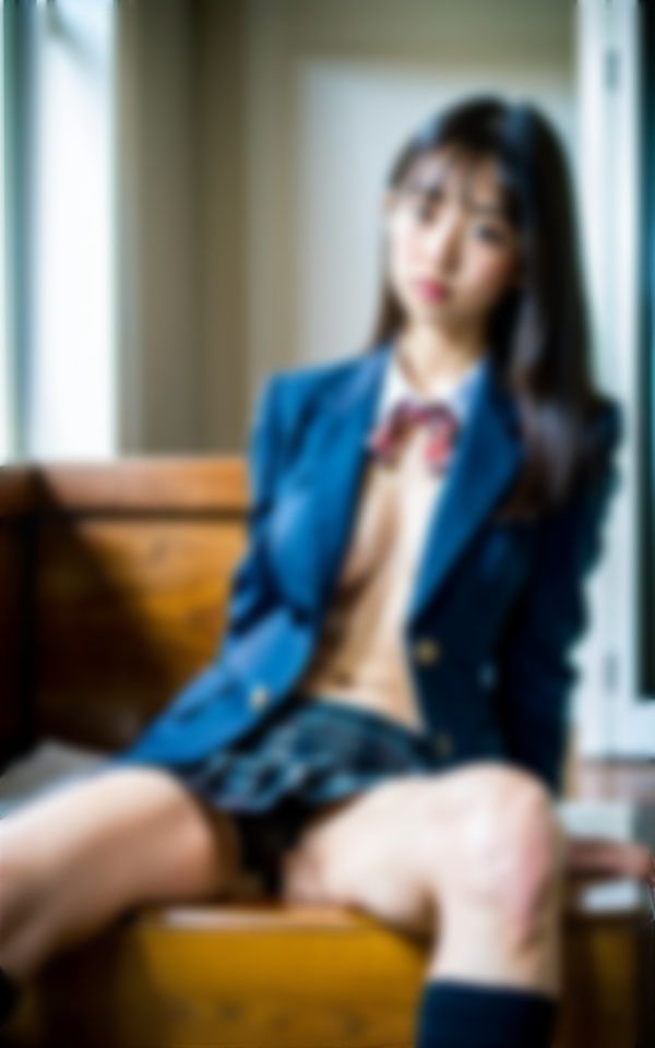 サンプル画像6:ここで脱いで撮影ですか…？？JKグラビアアイドルの露出撮影会(高画質グラビア) [d_326103]