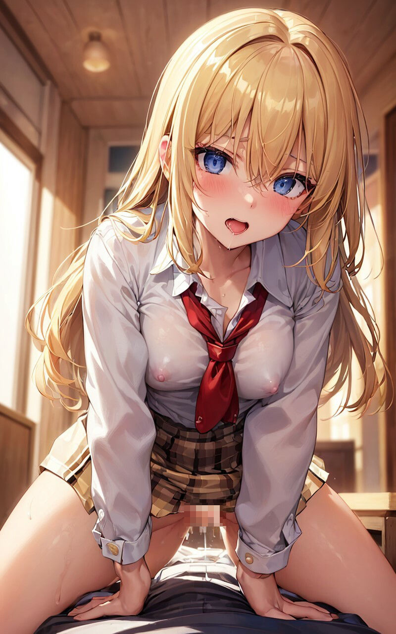 サンプル画像3:巨乳金髪ギャルの着衣セックス(男の夢工房) [d_326104]