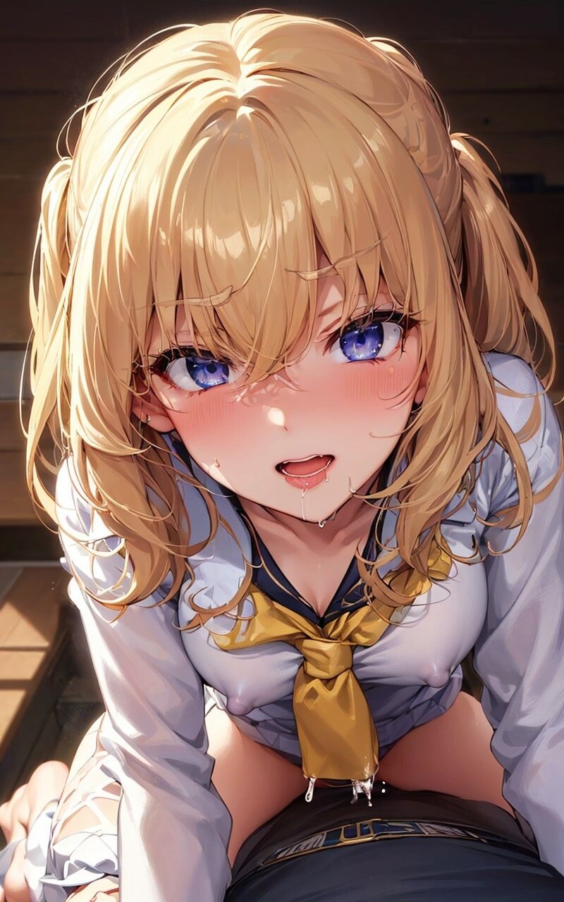 サンプル画像5:巨乳金髪ギャルの着衣セックス(男の夢工房) [d_326104]