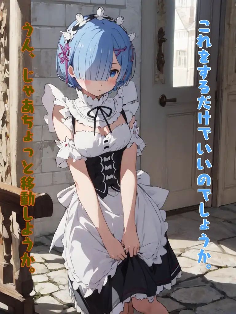 サンプル画像2:レムちゃんのおつかい(シロウト商会) [d_326126]