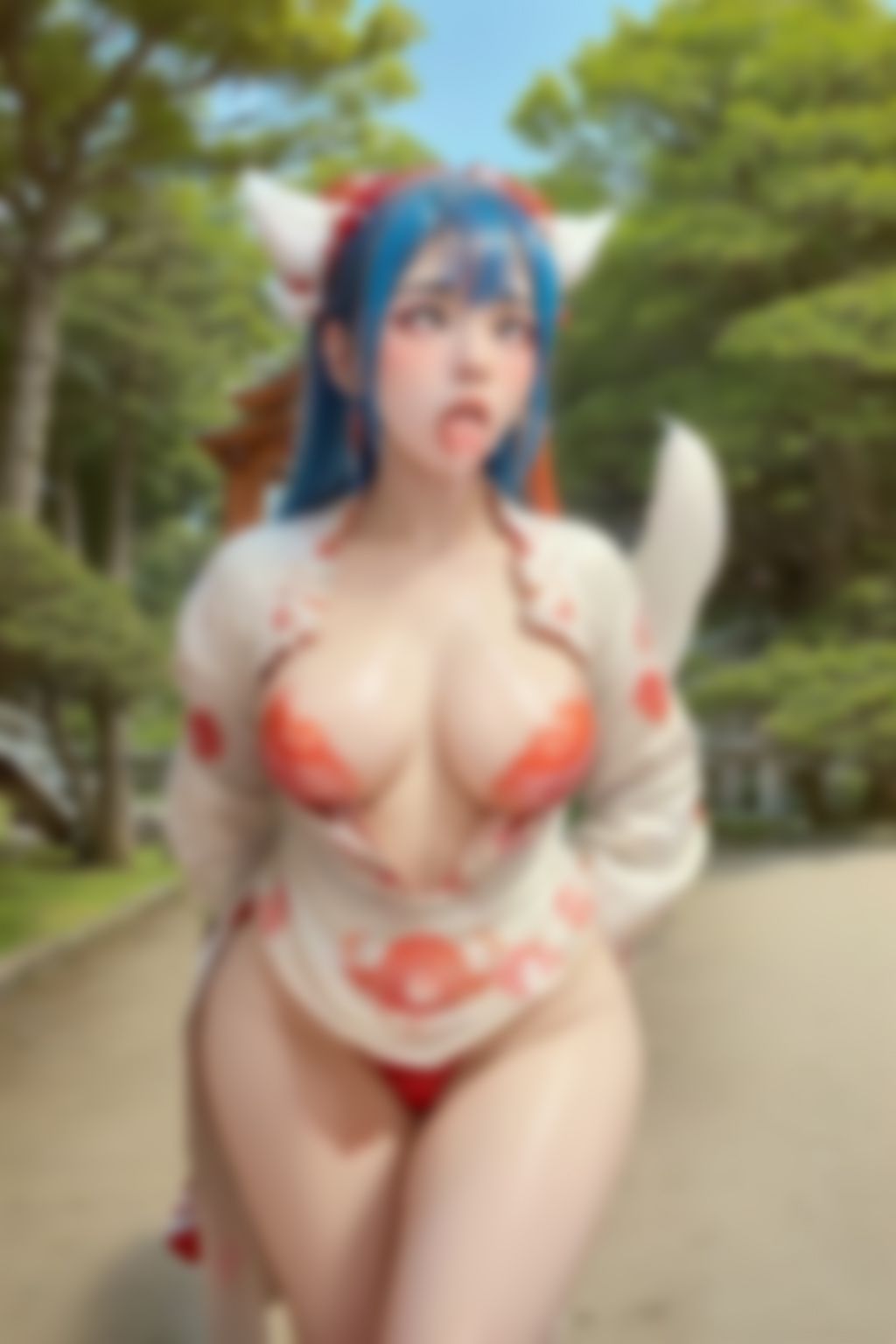 サンプル画像2:極上顔面オナホシリーズ！オナペ顔マ●コ☆ チンシコし放題 アヘ顔詰め合わせパック 巫女コスプレVersion(フェティシズム ラブ ｜ Fetishism Love) [d_326235]