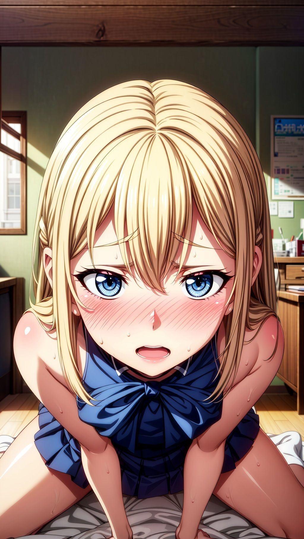 サンプル画像4:ホームステイに来た外国人JKと性交三昧(機械学習式人形) [d_326363]