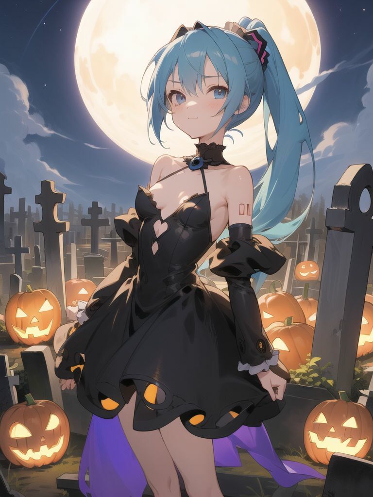 サンプル画像5:初〇ミクに色々な衣装を着てもらうイラスト集6(ぬくぬく) [d_326392]