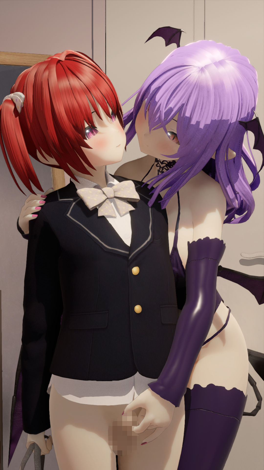 サンプル画像6:男の娘とサキュバスのお姉様(ワピワピ。) [d_326422]