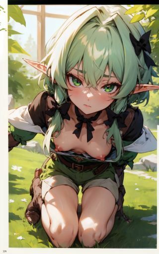 サンプル画像3:ゴブリン◯レイヤー穢されたハイエルフ(ウミニアス) [d_326455]