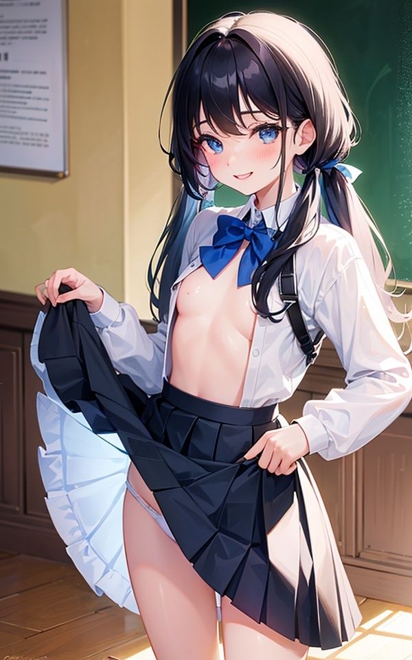 サンプル画像4:チラ見せ小悪魔少女(panpanyama1) [d_326494]