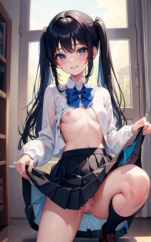 サンプル画像6:チラ見せ小悪魔少女(panpanyama1) [d_326494]