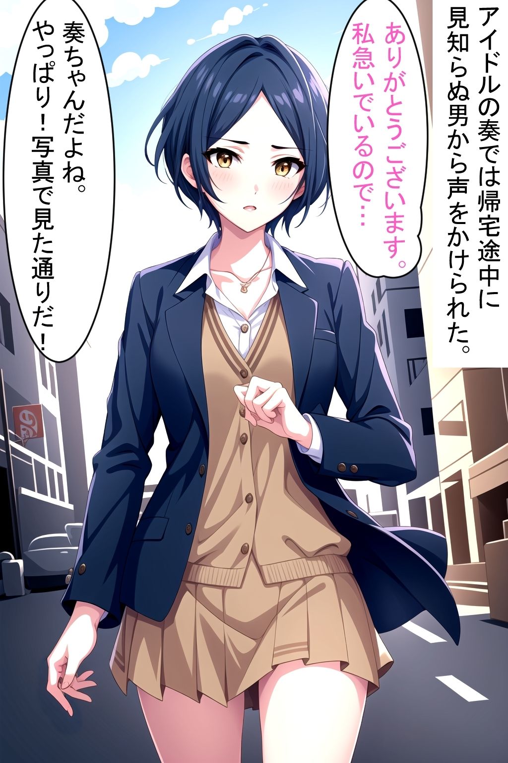 サンプル画像1:堕ちるアイドル(aiルペルカリア) [d_326525]