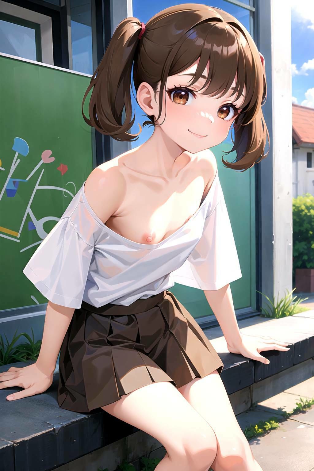 サンプル画像1:胸チラ乳首チラ谷間チラ！チラリズム写真館(フェチスタジオ) [d_326588]