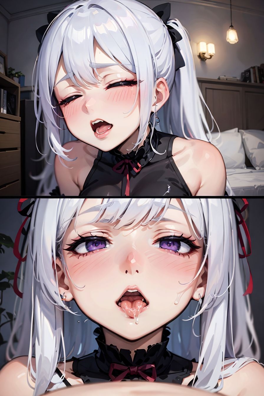 サンプル画像3:ドールズエロントライン AK12 なびく銀髪香る女の匂い(AIスイミング) [d_326600]