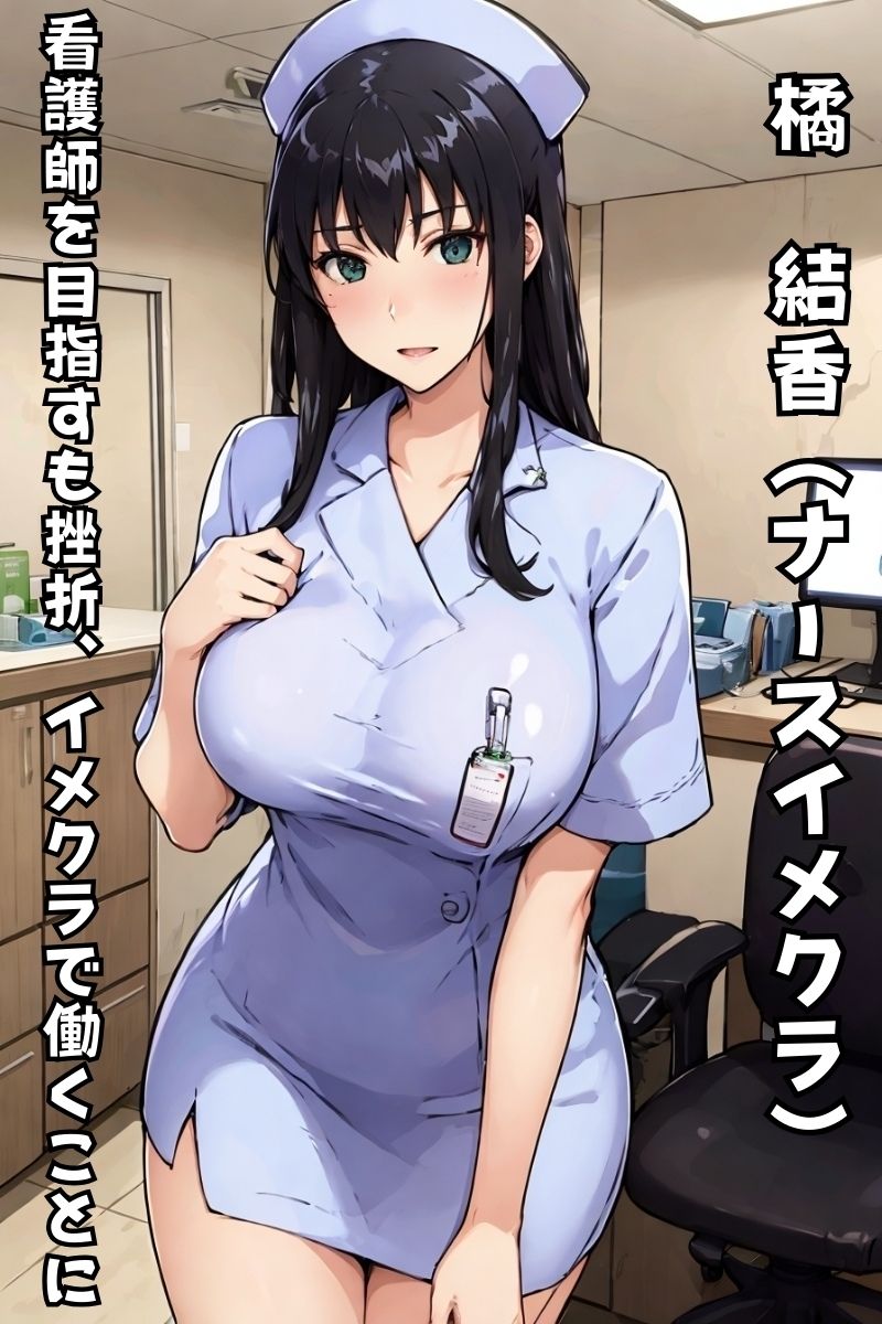 サンプル画像1:【短編画像付き小説】橘長女イメクラで夢の看護師の仕事(AIエンジニア) [d_326601]