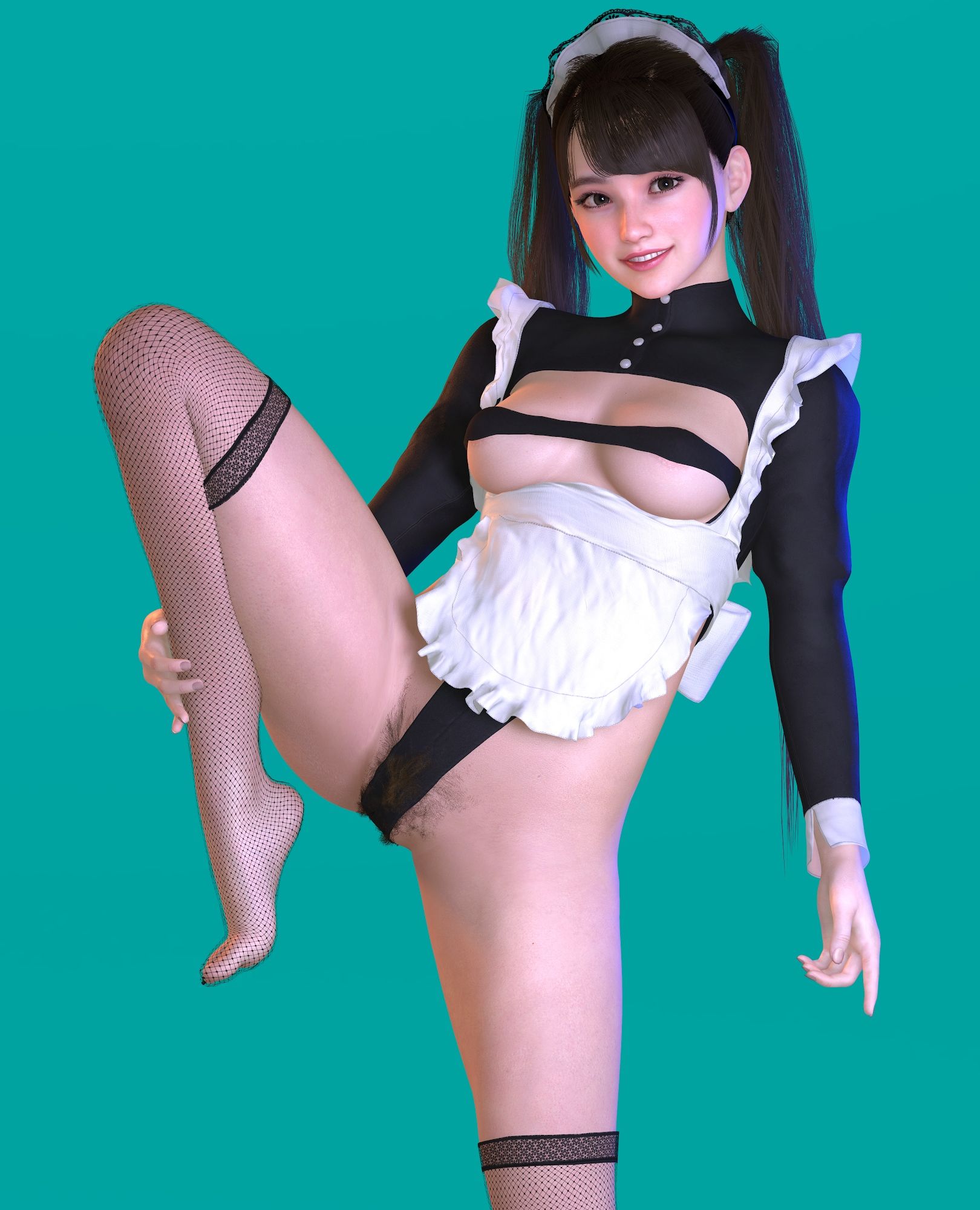 サンプル画像2:美少女メイド 画像集(AOG Project) [d_326603]