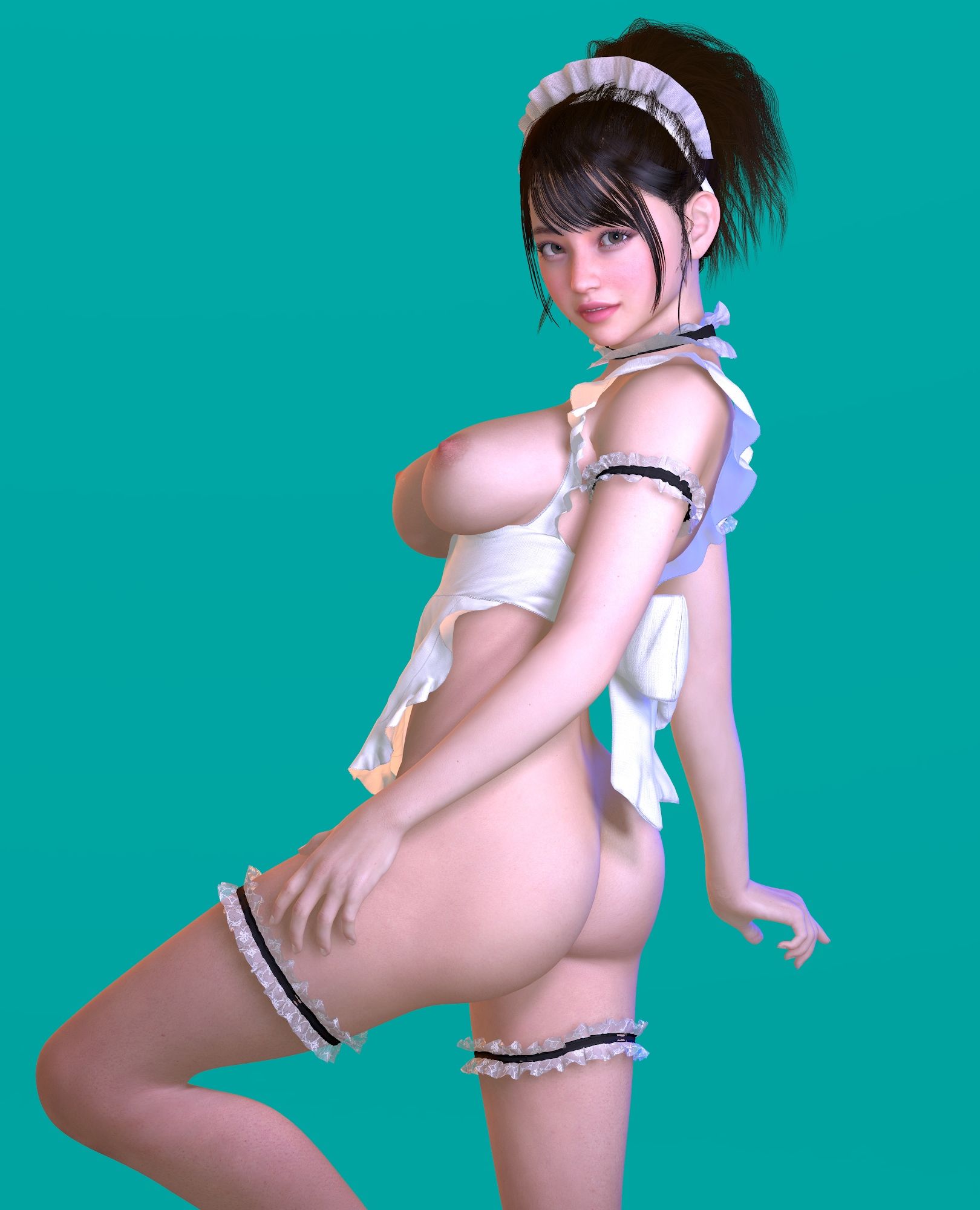 サンプル画像3:美少女メイド 画像集(AOG Project) [d_326603]