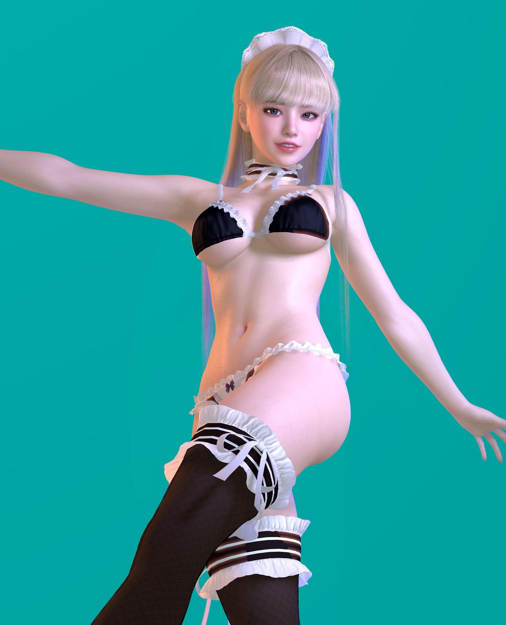 サンプル画像4:美少女メイド 画像集(AOG Project) [d_326603]