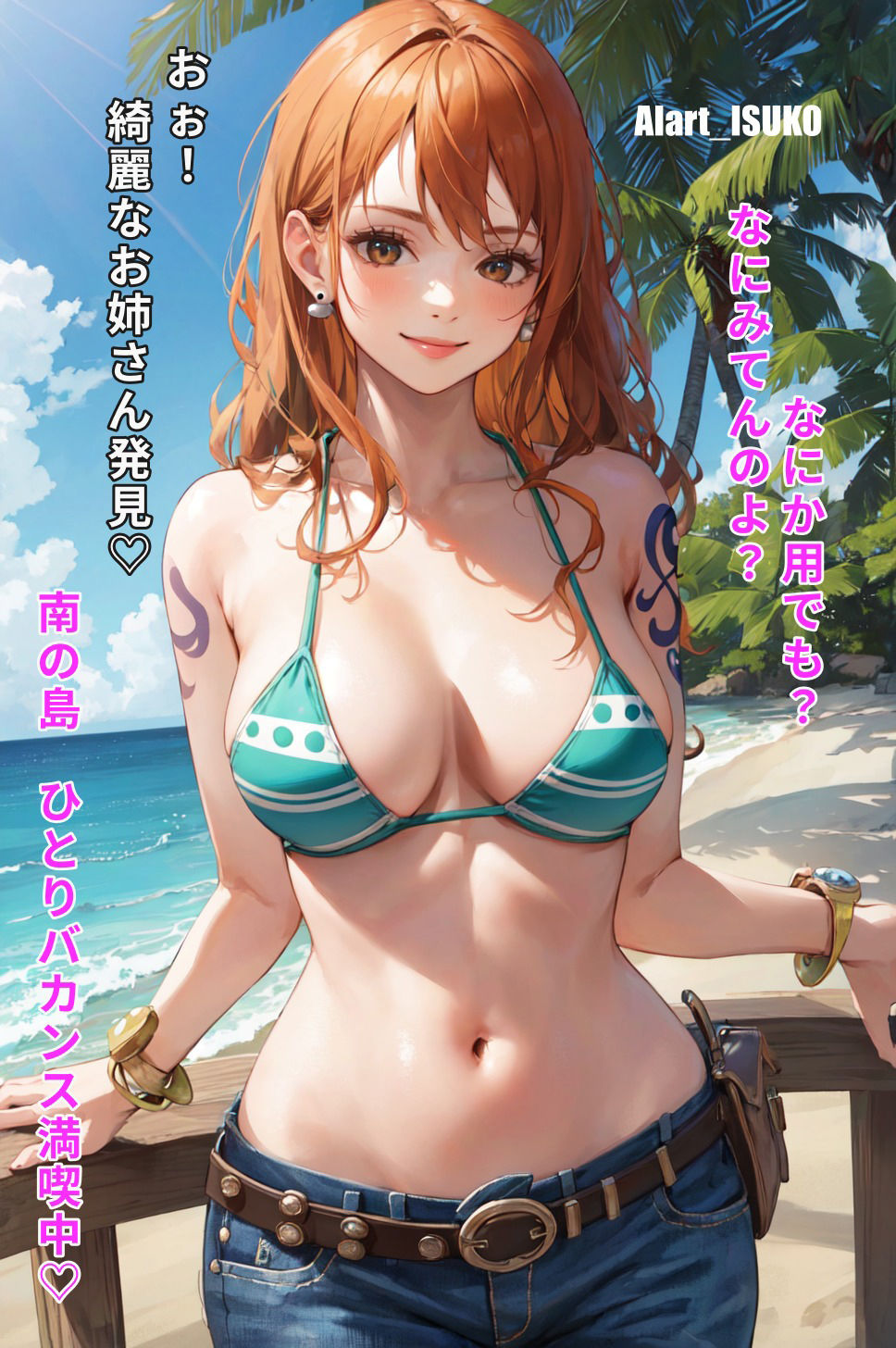 サンプル画像1:ナミとムラムラの実の能力者(DJart_ISUKO) [d_326670]