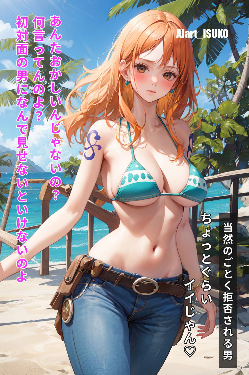 サンプル画像3:ナミとムラムラの実の能力者(DJart_ISUKO) [d_326670]